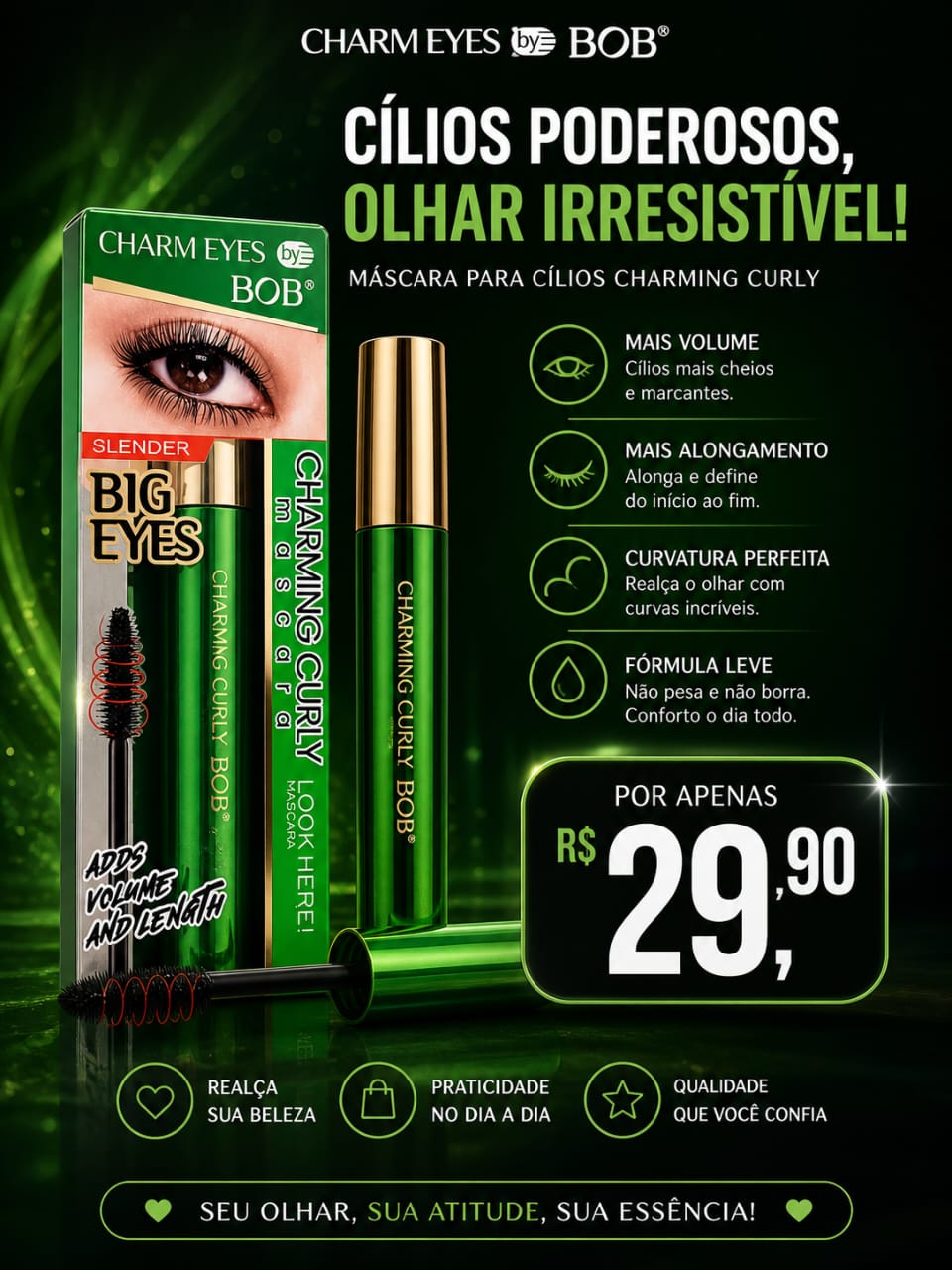 Mascara Charm Eyes Charming Curly Bob