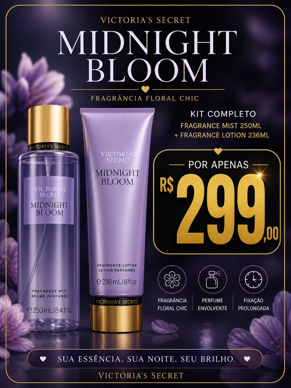 Kit Victoria's Secret Midnight Bloom