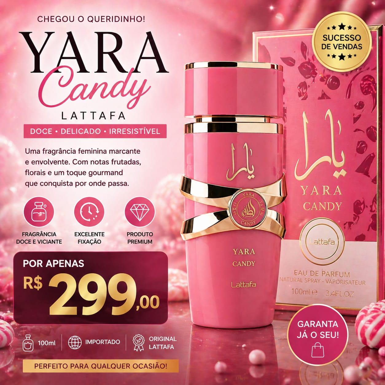 Perfume Yara Candy Lattafa
